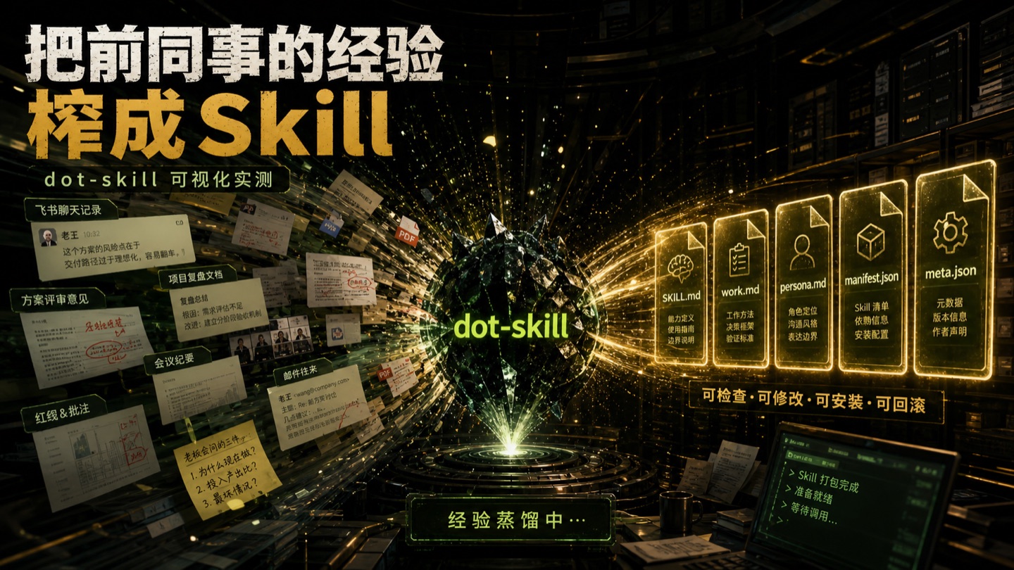 把前同事的经验榨成 Skill